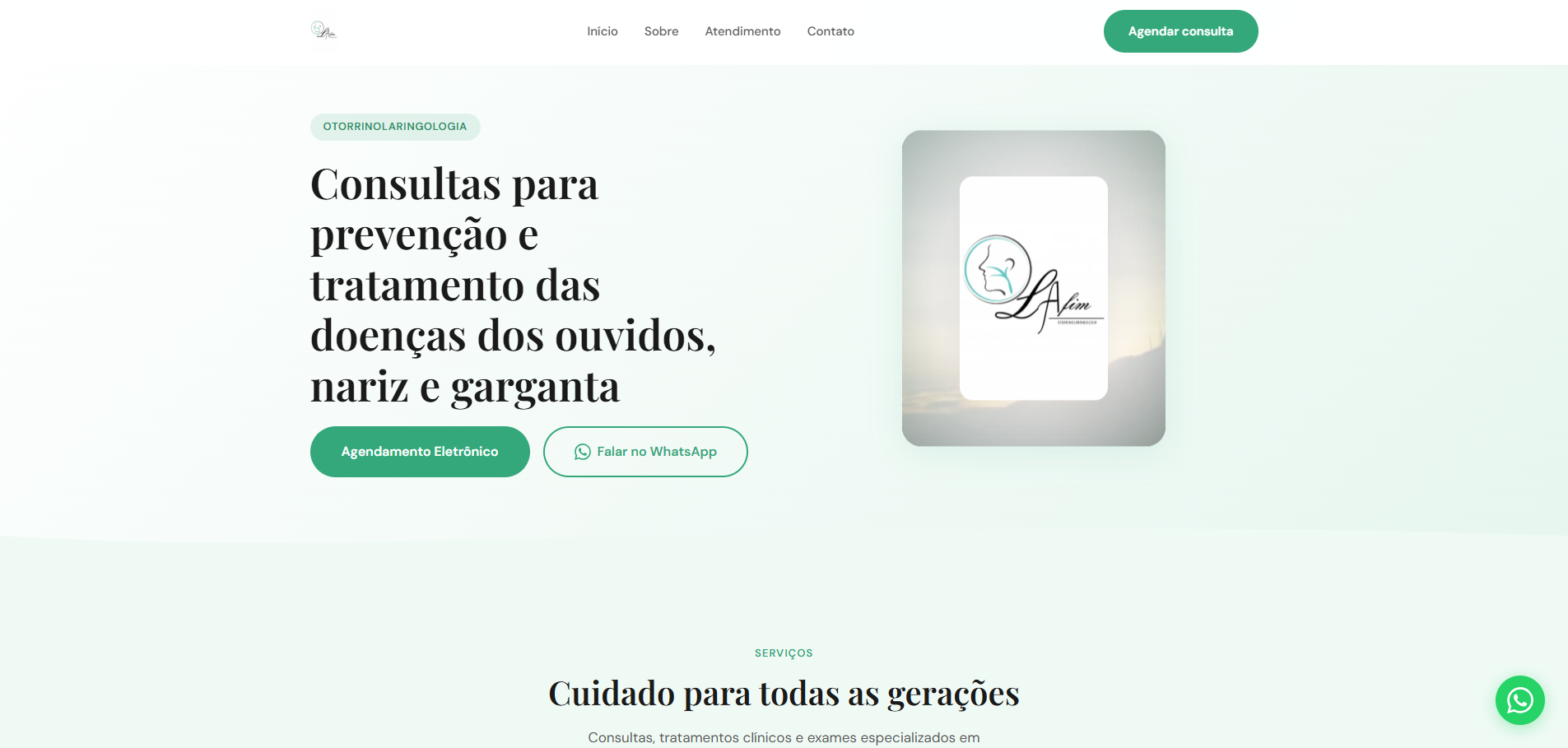 Prévia do site Lafim Otorrinolaringologia